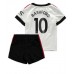 Billige Manchester United Marcus Rashford #10 Bortetrøye Barn 2022-23 Kortermet (+ korte bukser)